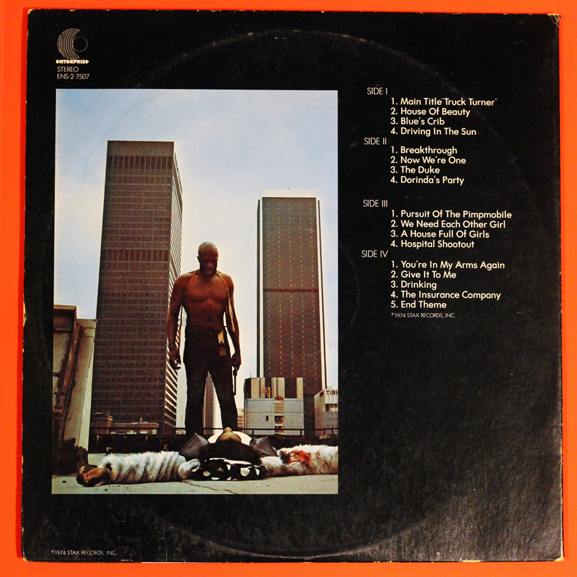 ◆2LP◆Isaac Hayes「Truck Turner」Enterprise ENS-2-7507ソウル、ダンクラ、レアグルーヴ、サントラ/Soul, Funk_画像2