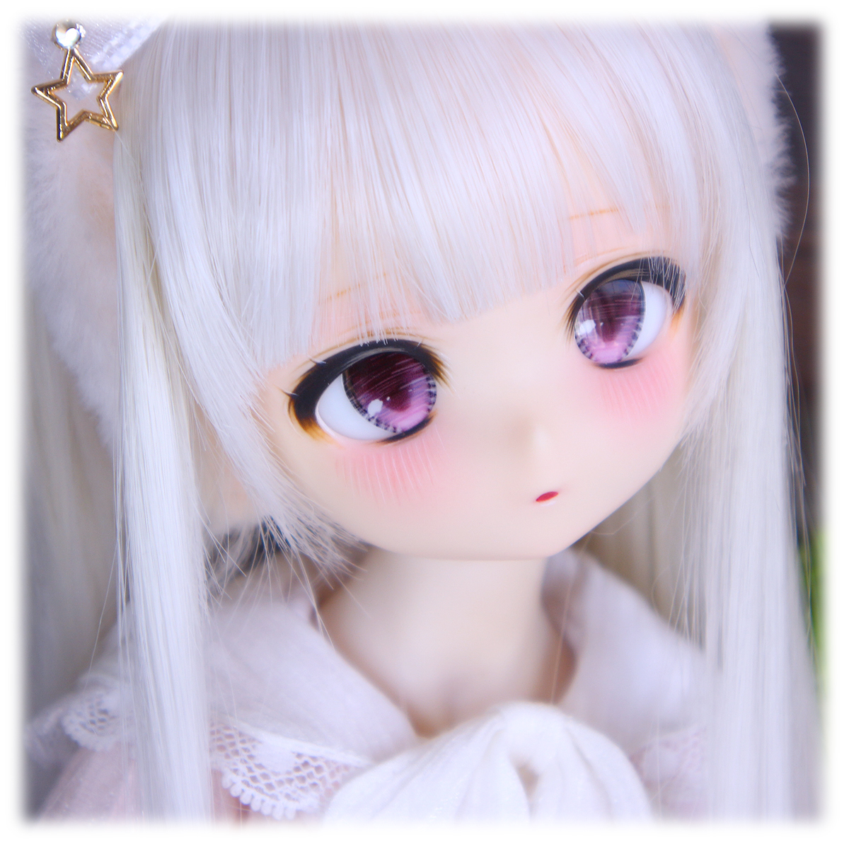 さにさにむーん】imomodoll Rucy カスタムヘッド セミホワイト肌 さにさにむーん】imomodoll Rucy カスタムヘッド セミホワイト肌