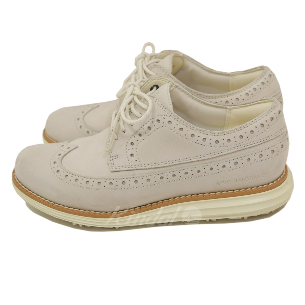 コールハーン ゼログランド COLE HAAN ZEROGRAND　 OG WING OX GOLF ヌバック ウィングチップ シューズ 商品番号：8066000236391_画像3