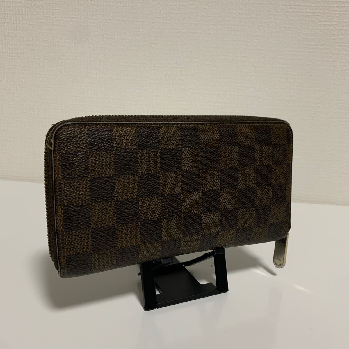 良品　LOUIS VUITTON ルイヴィトン ダミエ ラウンドファスナー　ジッピーウォレット　長財布_画像2