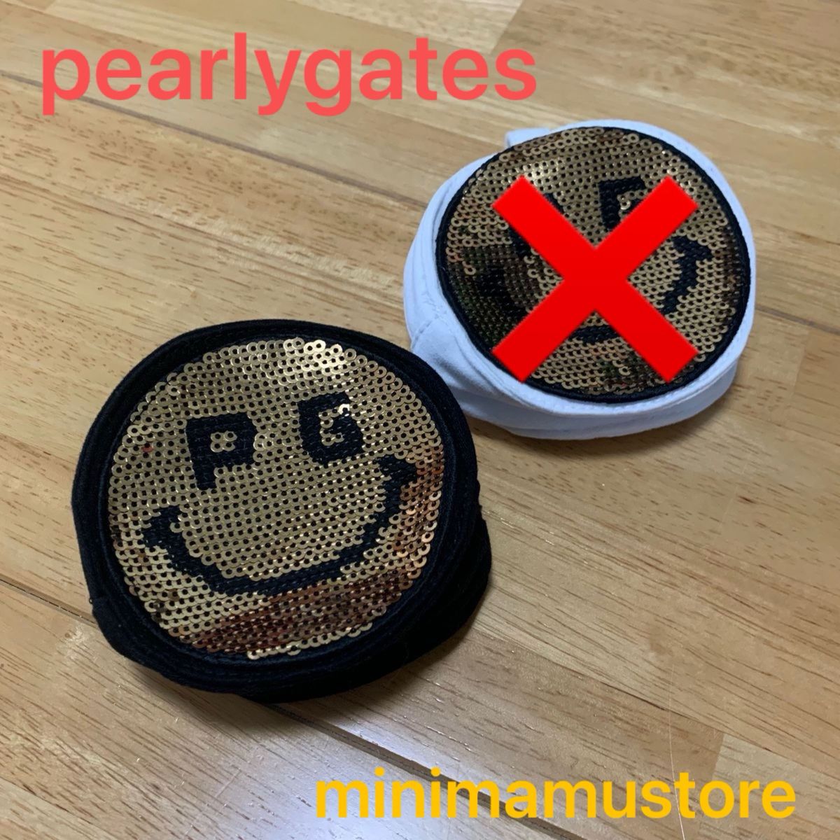 pearlygates★小物ポーチ　 コインケース　ボールポーチ　フック付き　単品