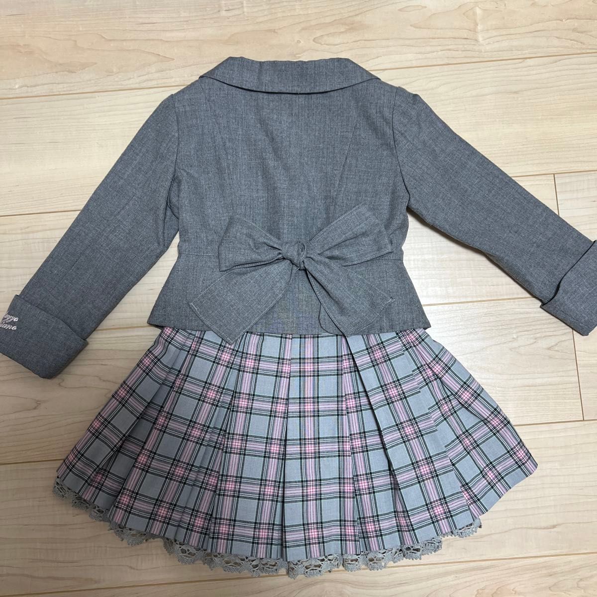 mezzo piano メゾピアノ セットアップ フォーマル 入学式 上下 ブレザー 制服 110cm 美品 