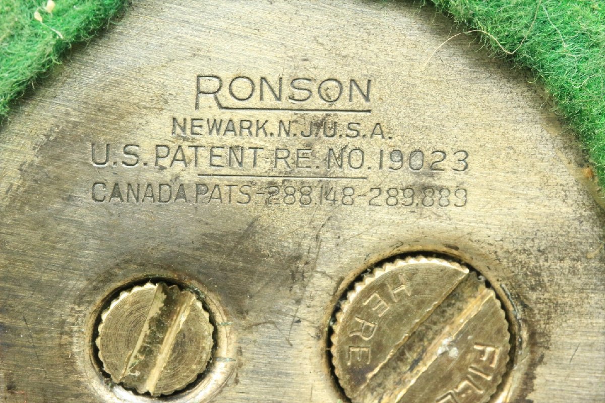 ロンソン RONSON デキャンター DECANTER 卓上オイルライター テーブルライター NEWARK.N.J.U.S.A. ヴィンテージ レトロ 喫煙具 2823kcz_画像8