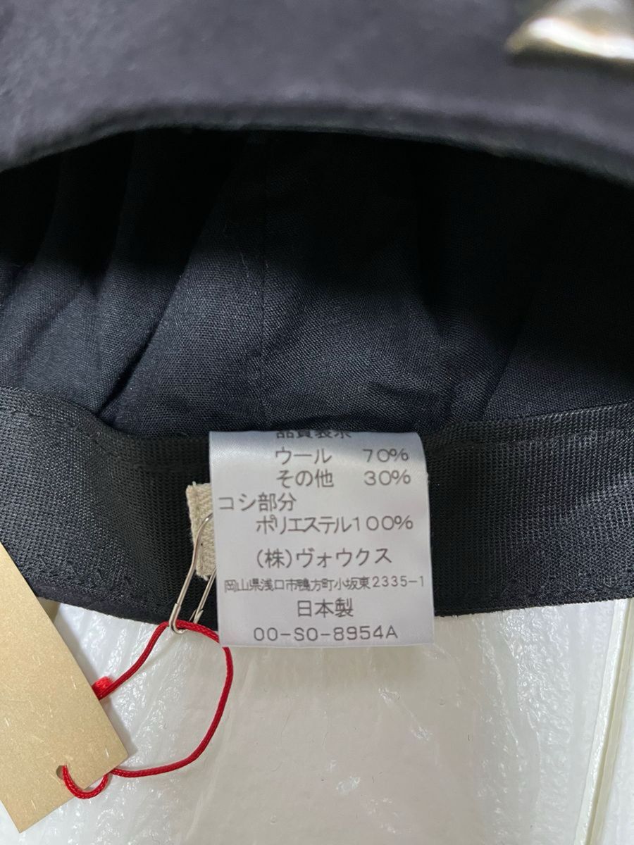 【新品/未使用/タグ付き】SOPO ボタンデザイン　ウール70% ツイード　ハット