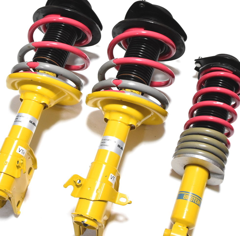 WRX S4 STI Sport 後期 F型 純正 BILSTEIN + STI ビルシュタイン サスペンションキット 新車外し 1台分 VAG VAB VAF レヴォーグ VM4 VMG _画像9