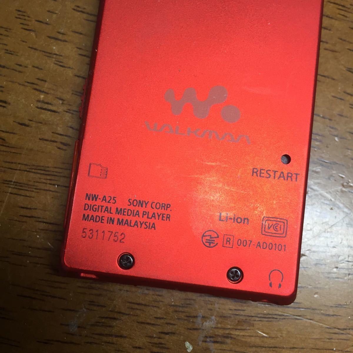 Sony walkman NW-A2516GB 原文:Sony walkman NW-A25 16GB