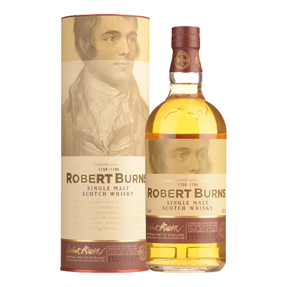 ウイスキー スコッチ アイランズ シングルモルト アラン ロバートバーンズ 43度 700ml 箱入り Robert Burns_画像1