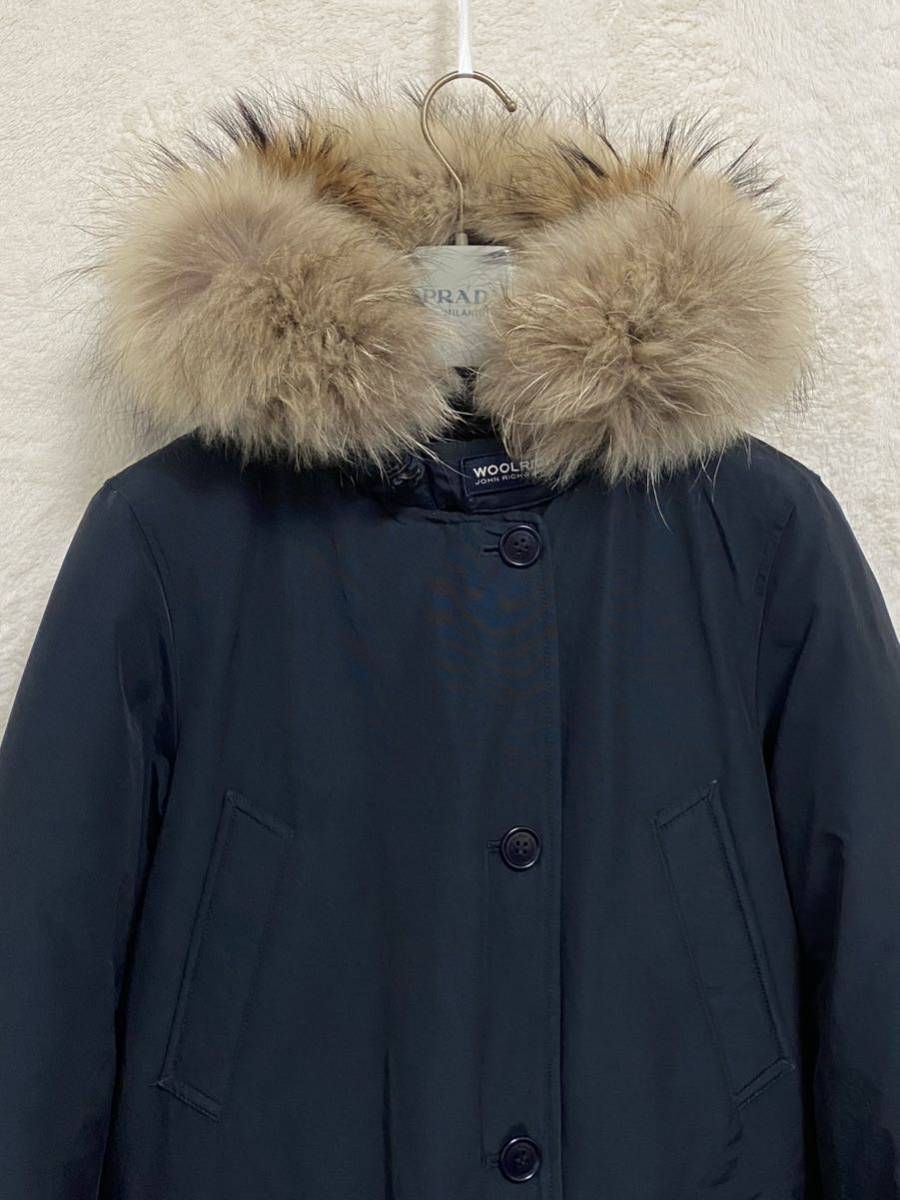 【美品】ウールリッチ WOOLRICH アークティックパーカー ARCTIC PARKA レディース ダウンジャケット US-S (日本M) ダークネイビー_画像8