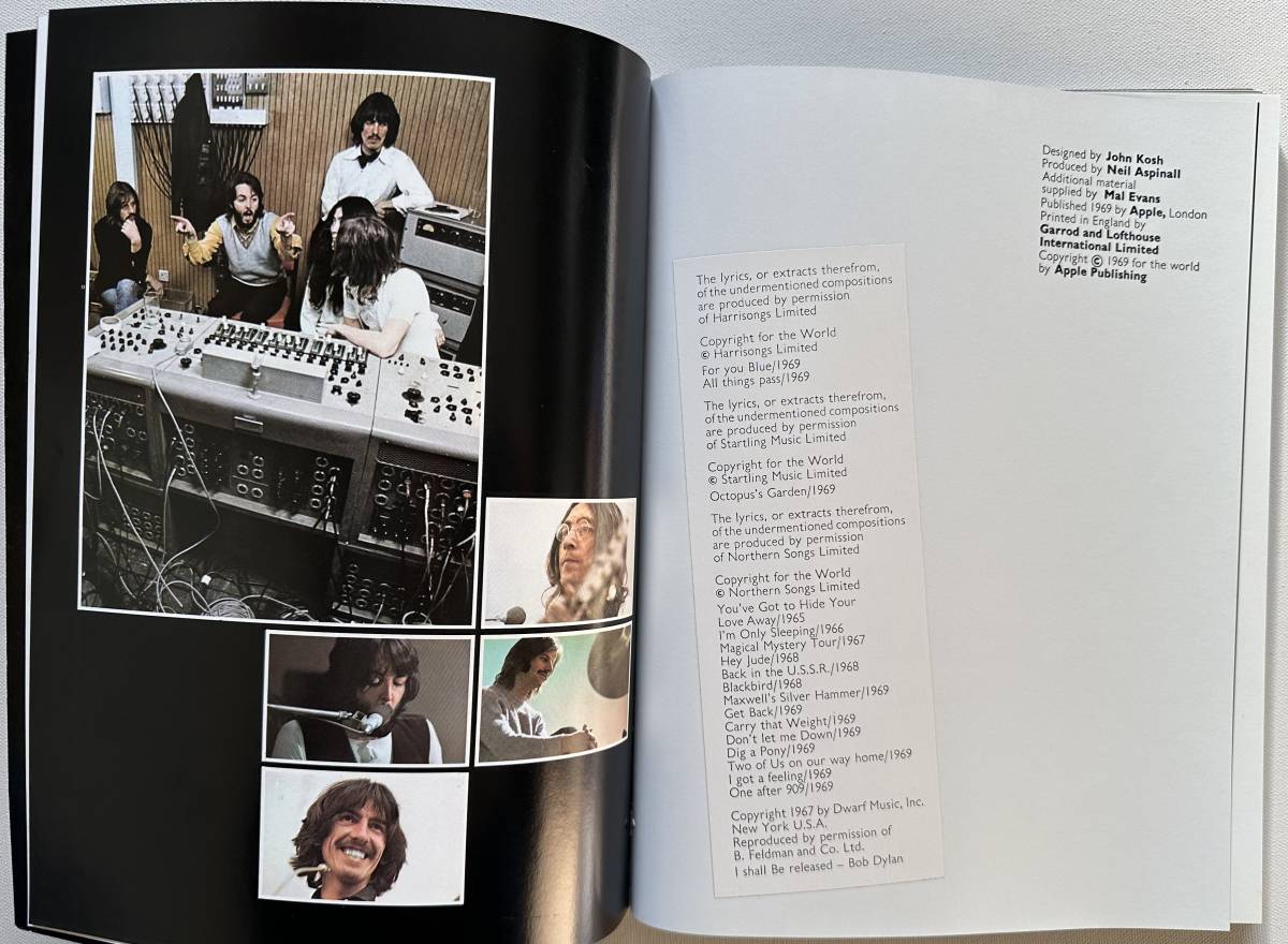 Apple レコード The Beatles『 LET IT BE box with the book 』GET BACK 写真集付き 国内盤 東芝音工 初盤 極美品_画像7