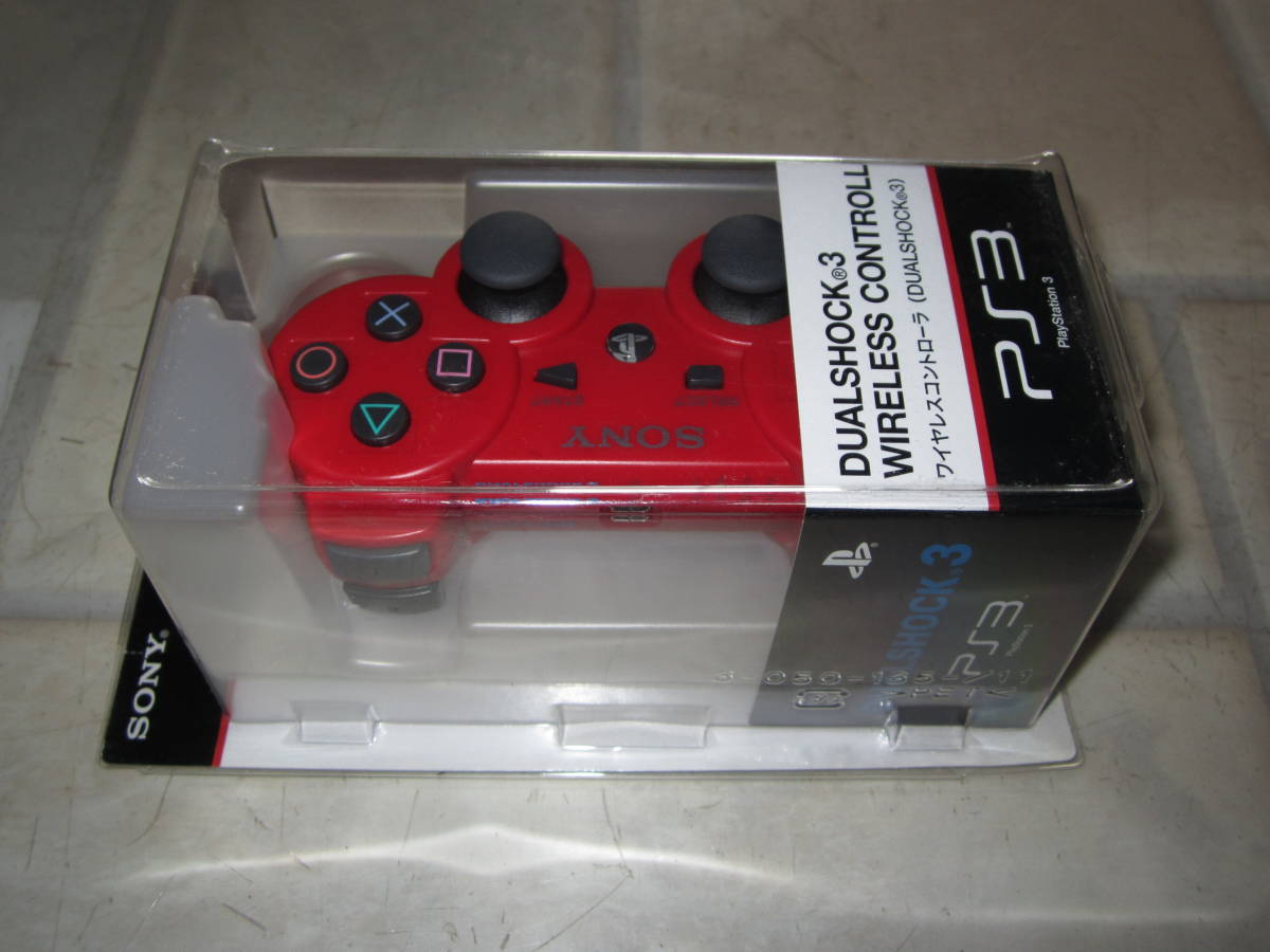 SONY DUALSHOCK3 WIRELESS CONTROLLER CECHZC2J DEEP RED_画像2