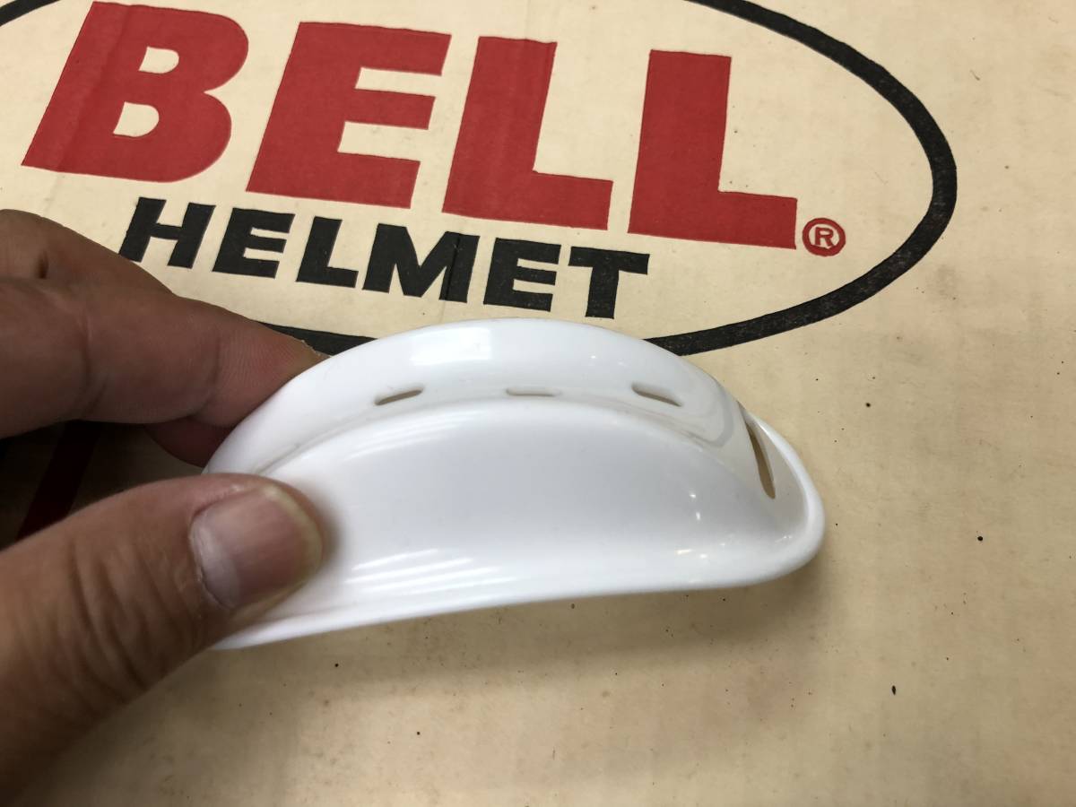 チンカップ 白 ビンテージヘルメット BUCO BELL ハーフなどに_画像3