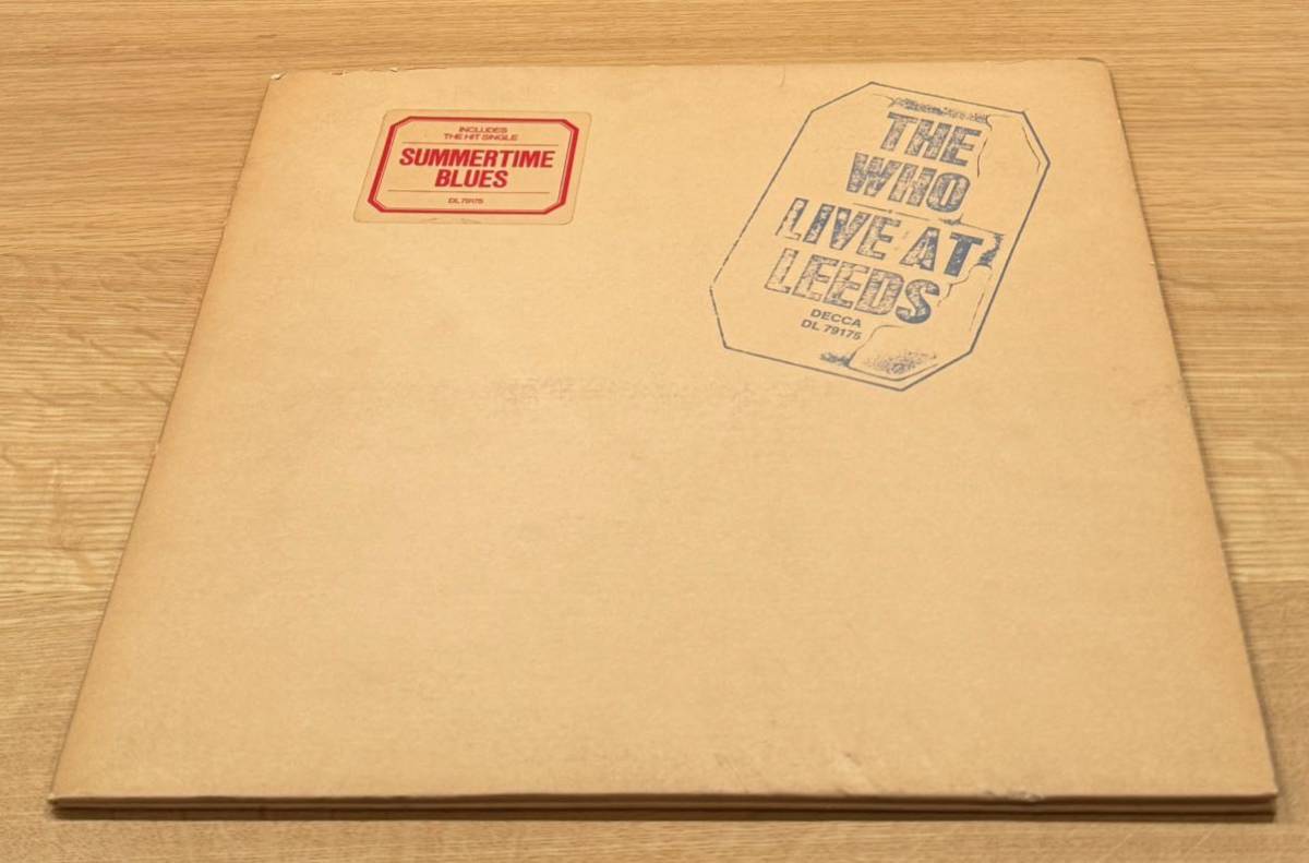 【USオリジナルLP】The Who “Live at Leeds” DL79175 【中古/preowned】(Hype Sticker)_画像1