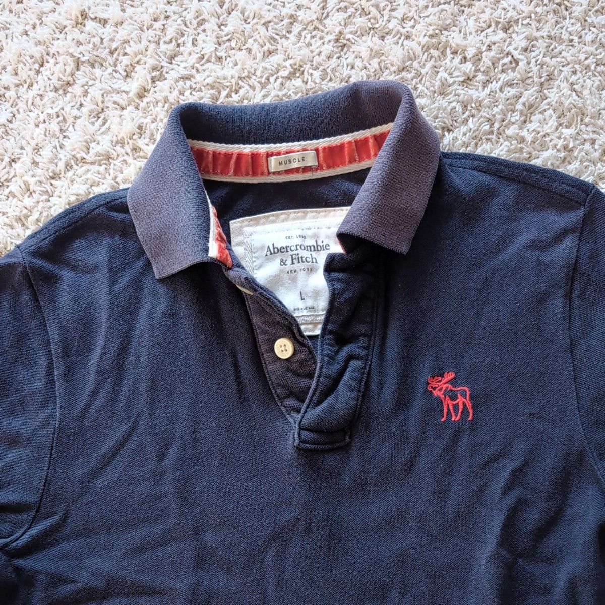 Abercrombie＆Fitch　アバクロ ポロシャツ POLO 半袖ポロシャツ 半袖