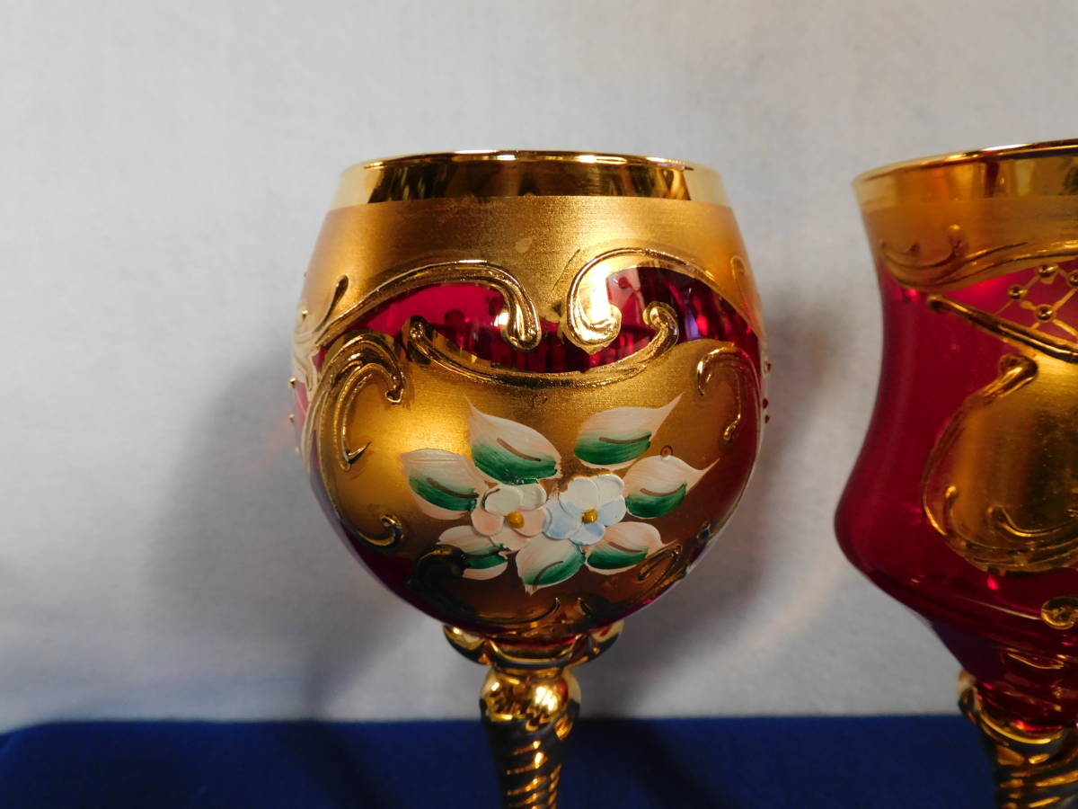  decoration attaching wine glass, champagne glass 2 point 3000 jpy 