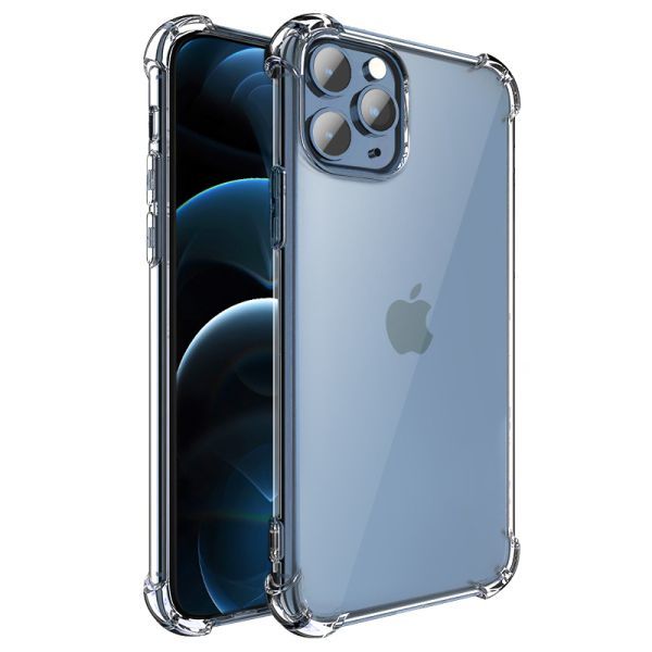 iPhone13 Pro ケース クリア TPU カバー 透明 厚さ1.5mm_画像1