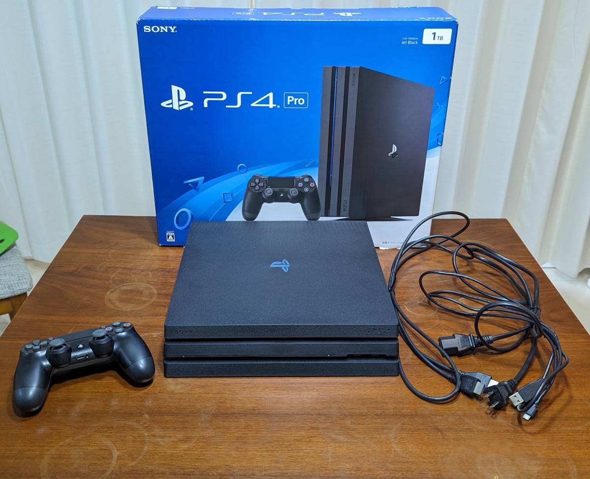 PlayStation 4 Pro / CUH-7000BB01 / PS4 Pro / 本体 / SSD換装