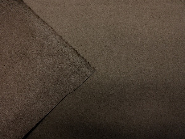 最終　ポリ100 スエード ジャケット スカート 中厚 巾132cm 長4,5m 茶系[m071]_画像2