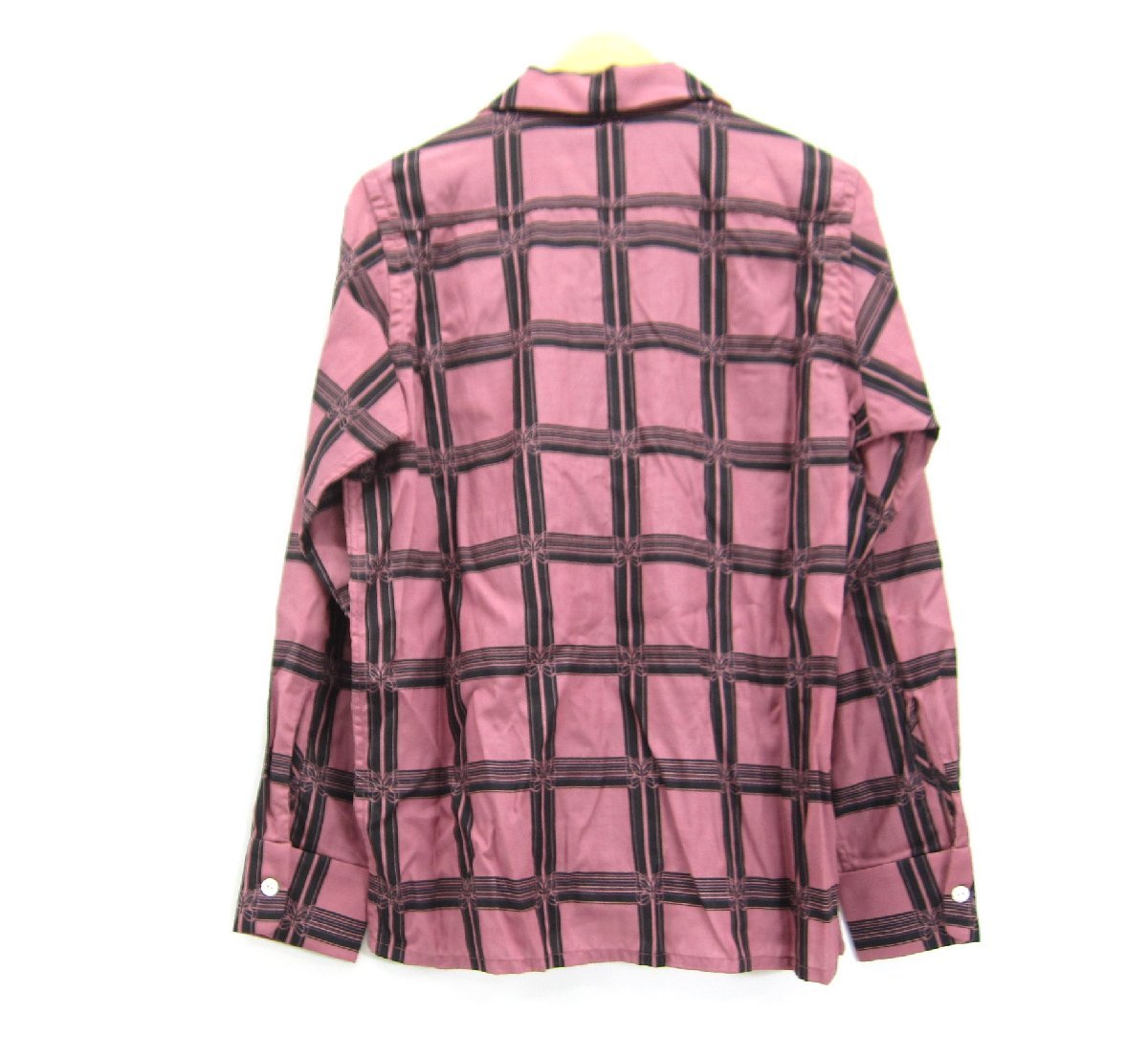 未使用 NEEDLES ニードルズ Classic Shirt-R/C Lawn Cloth / Papillon Plaid #Pink MR179 SIZE:XS メンズ 衣類 □UF4031_画像2