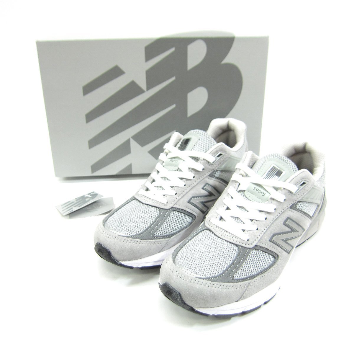 New Balance ニューバランス 990v5 M990GL5 SIZE:US8.5 26.5cm メンズ スニーカー 靴 □UT10797_画像1