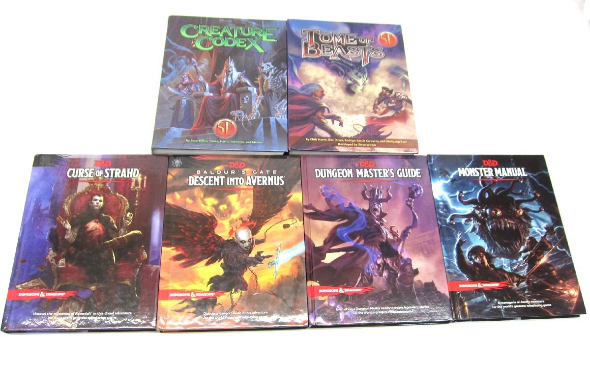 TOME OF BEASTS/CREATURE CODEX/Dungeons & Dragons BOOKS 6SET 笆。UZ482