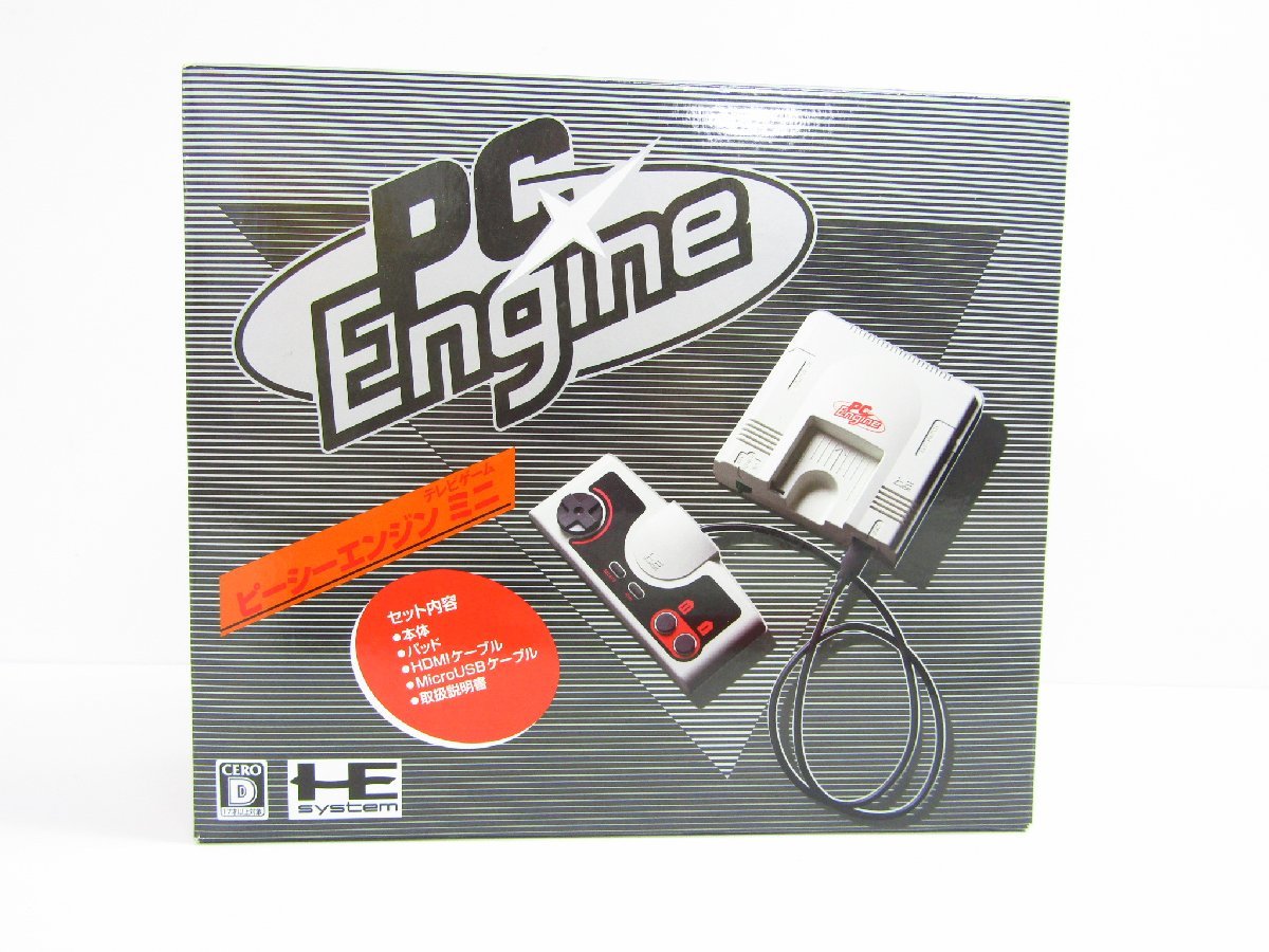 PC Engine ピーシーエンジン ミニ 本体 テレビゲーム ▼GE393