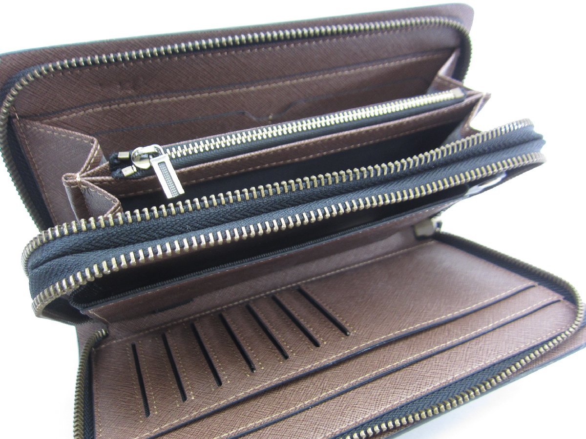 CIENCIAsiensia Spain leather double fastener second bag wallet original leather bag purse ∠UA10581