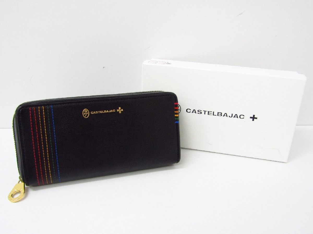 CASTEL BAJAC Castelbajac sie старт раунд застежка-молния Second бумажник ( кошелек для мелочи . есть ) VAC24562