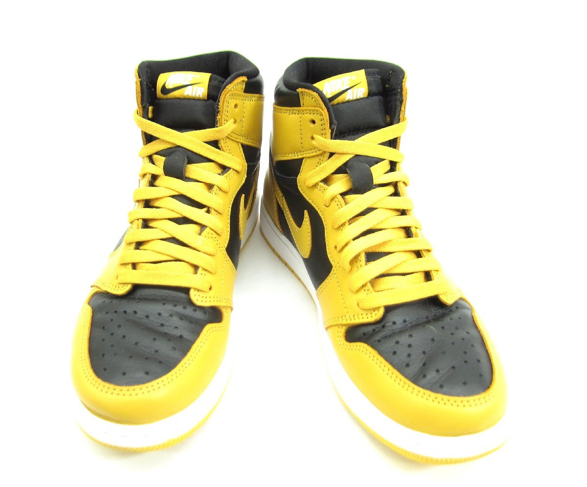 NIKE ナイキ AIR JORDAN 1 RETRO HIGH OG 555088-701 SIZE:US9.5 27.5cm メンズ スニーカー 靴 □UT10808_画像2