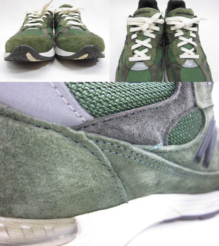New Balance ニューバランス 992 JJJJound Green M992JJ SIZE:US10.5 28.5cm メンズ スニーカー 靴 □UT10720の画像8