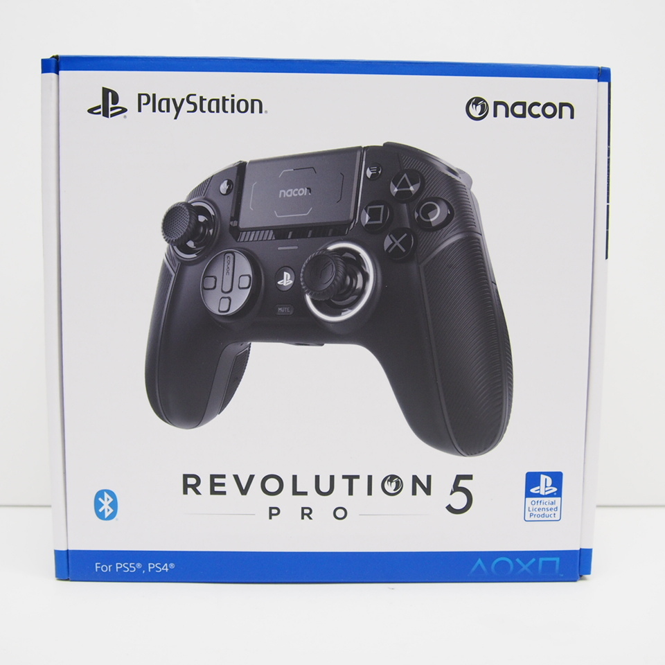 未開封 nacon PS5 REVOLUTION 5 Pro コントローラ ブラック PS5RP5JP ワイヤレスコントローラ ∴WE1167_画像1