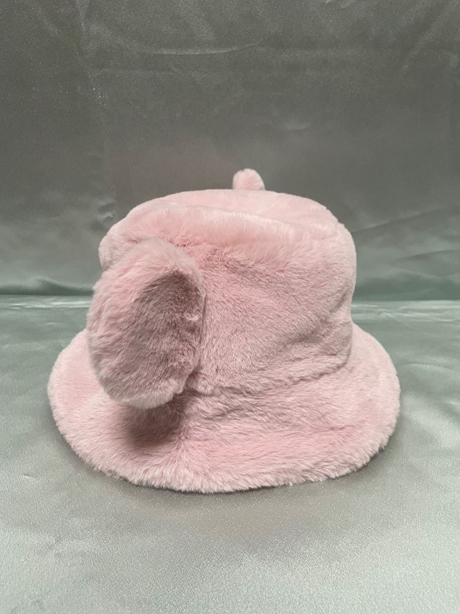 ディズニー バケハ バケットハット もこもこ 冬 ピンク|Yahoo!フリマ