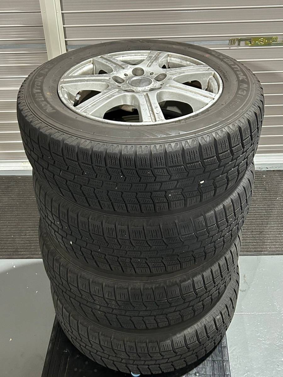 ●引取り限定●AUTOBACS North Trek ノーストレック N3i 195/65R15 910 スタッドレスタイヤ オートバックス 4本セット　_画像1