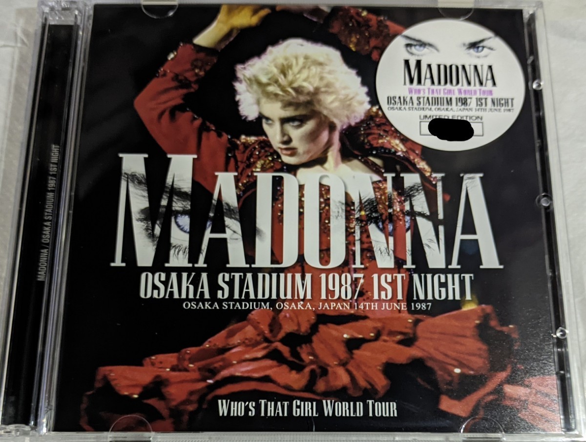 マドンナ 1987年 大阪 特典付 Madonna Live At Osaka Japan マドンナ 1987年 大阪 特典付 Madonna Live At Osaka Japan