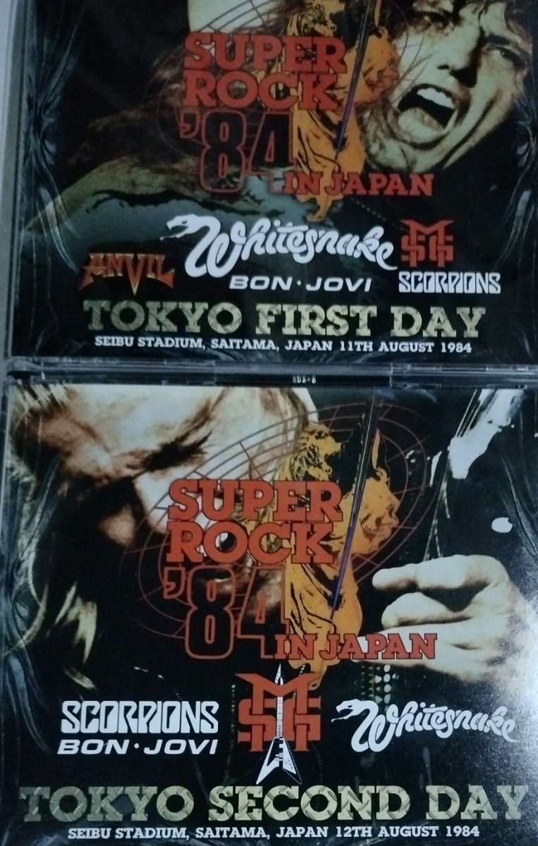 スーパー・ロック 1984年 9Disc! 2日間 Super Rock In Japan Whitesnake Michael Schenker Group Bon Jovi Scorpions_画像1