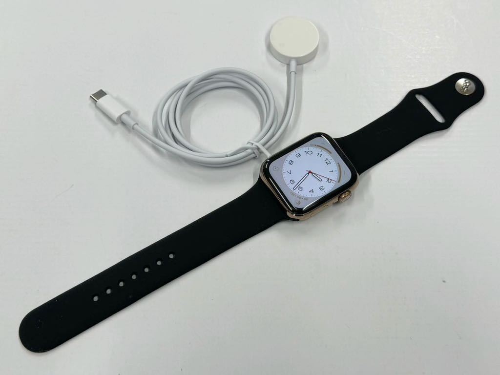 即決 美品 Apple watch Series5 44mm ゴールドステンレス GPS+ 即決 美品 Apple watch Series5 44mm ゴールドステンレス GPS+