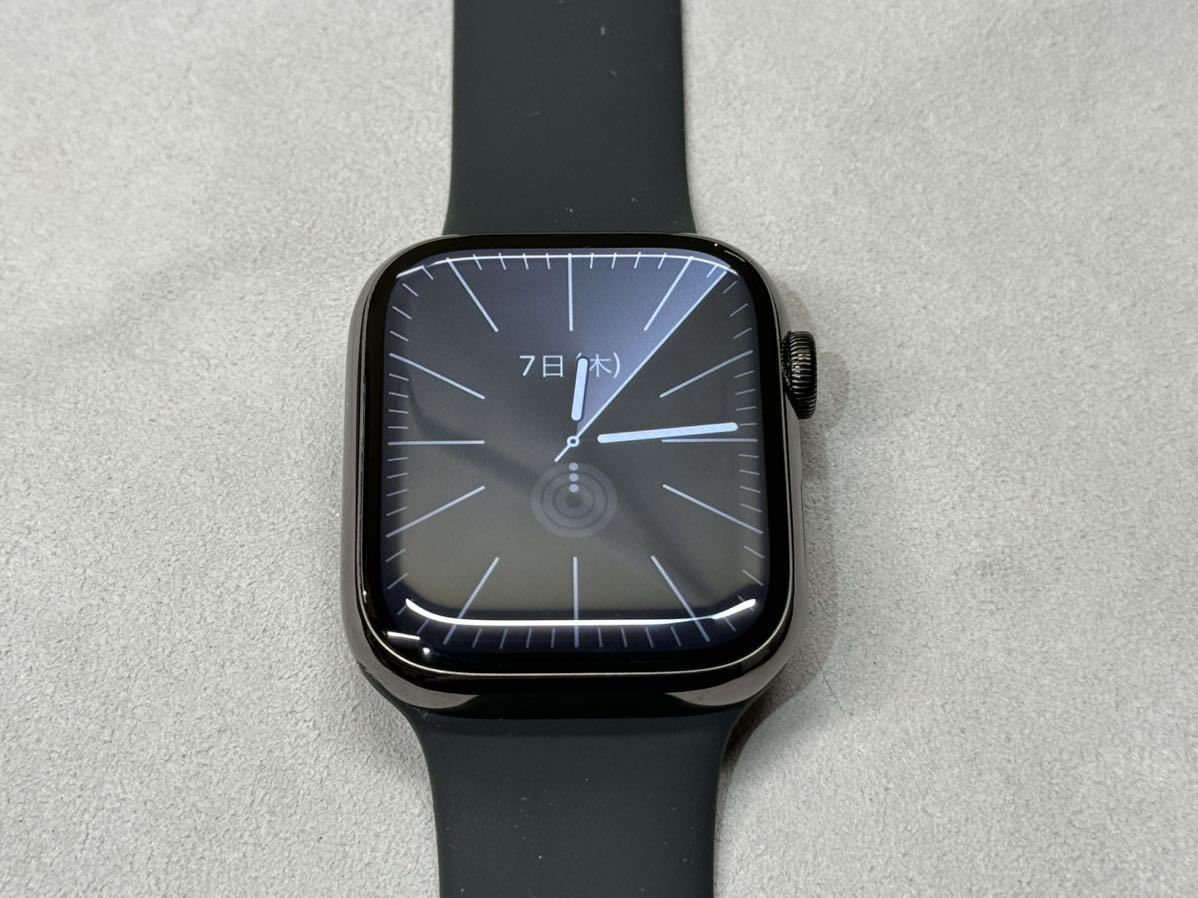 即決 Apple Watch series7 45mm グラファイトステンレス アップル