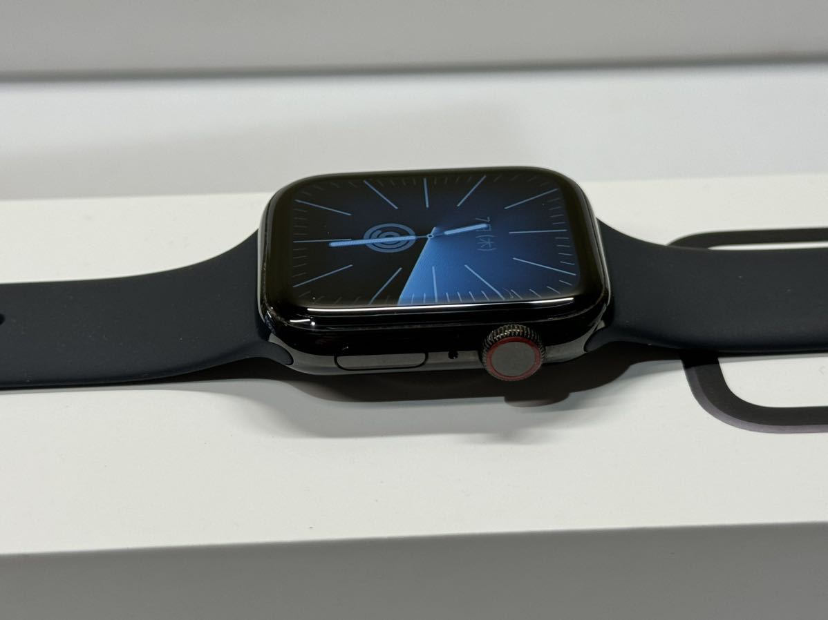 即決 おすすめ ブラックステンレス Apple watch Series4 GPS+ 即決 おすすめ ブラックステンレス Apple watch Series4 GPS+