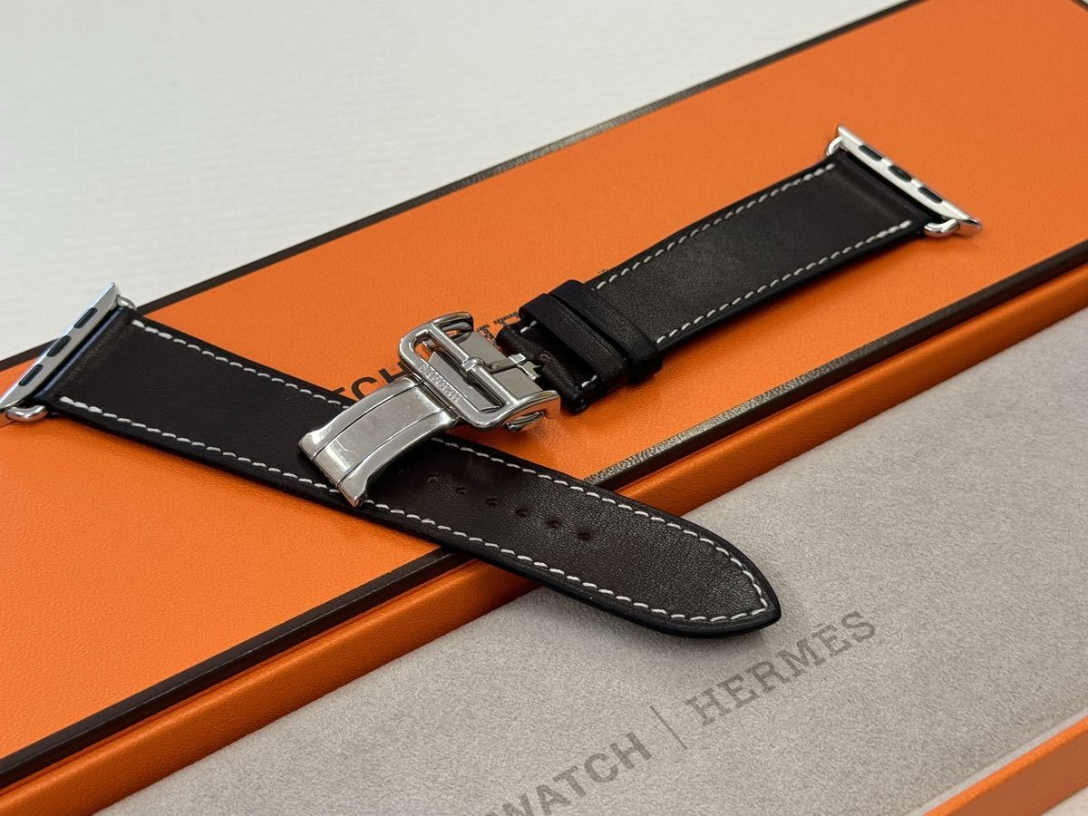 即決 美品 Apple Watch HERMES 45mm 44mm バレニア エベンヌ 即決 美品 Apple Watch HERMES 45mm 44mm バレニア エベンヌ
