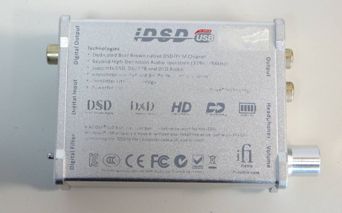 Va8051 iFi nano iDSD USB ヘッドフォンアンプ_画像2
