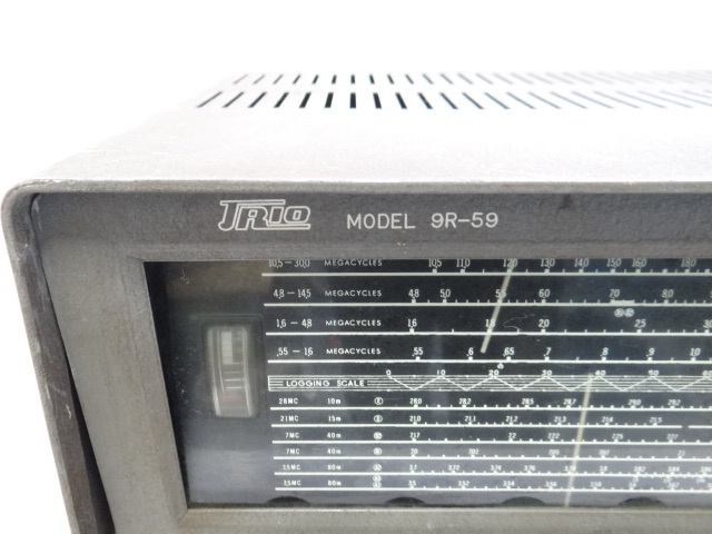 T13062 TRIO 9R-59 トリオ 真空管式 通信型受信機 動作未確認 ジャンク_画像9