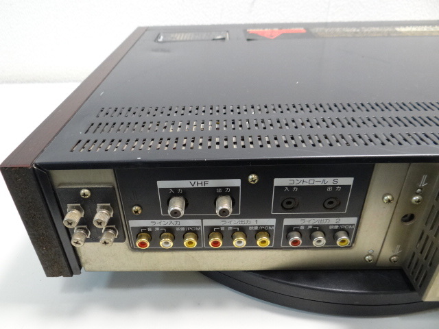 T13359 SONY ソニー SL-HF1000D Hi-Band β Betaベータ hi-fi ブラック ビデオカセットレコーダー_画像8