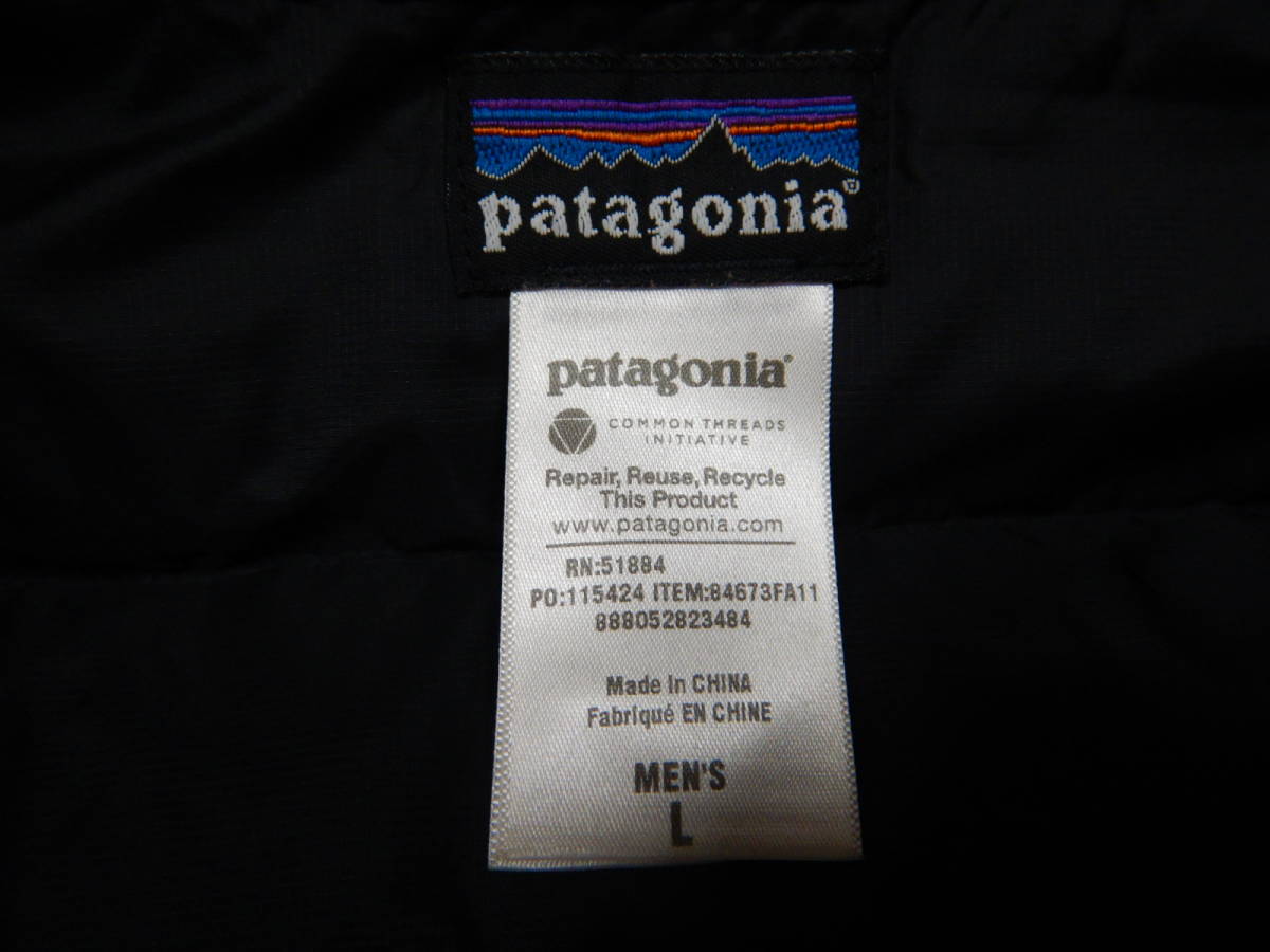 patagonia パタゴニア ダウンセーター　Lサイズ 黒　_画像3