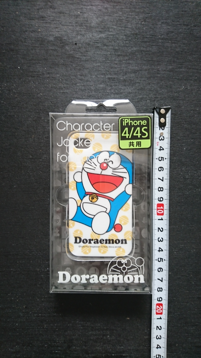 APPLE iPhone4*4S common use FitsPod character jacket [ Doraemon ]1 piece unopened // wistaria .F un- two male DORAEMON iPhone smartphone retro 