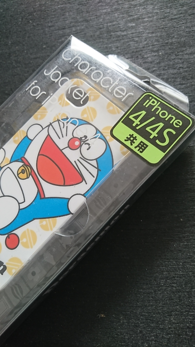 APPLE iPhone4*4S common use FitsPod character jacket [ Doraemon ]1 piece unopened // wistaria .F un- two male DORAEMON iPhone smartphone retro 