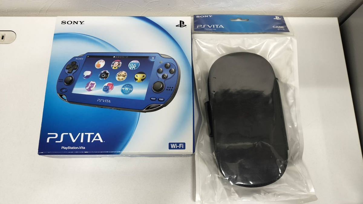 Sony PS Vita PCH-1000 ZA04 Wi-Fi サファイアブルーアクセサリー