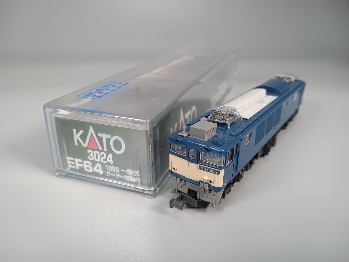 D0436 KATO 3024 EF64-1000 一般色 JR貨物クーラー搭載車