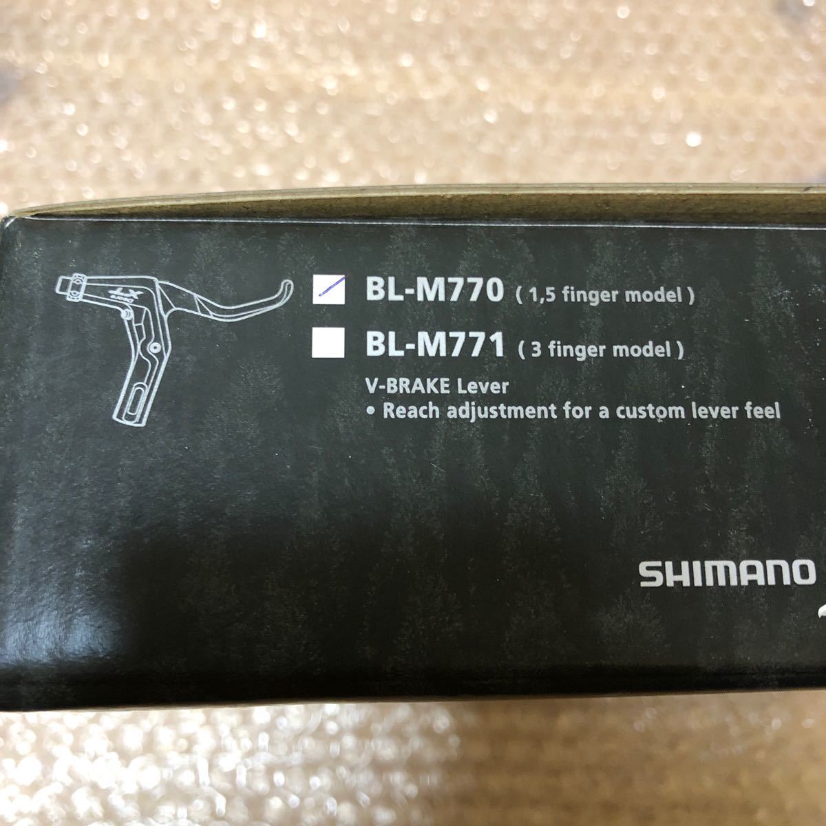 【210未使用】 シマノ SIMANO ディオーレXT DEORE-XT ブレーキレバー BL-M770 1.5フィンガー_画像7