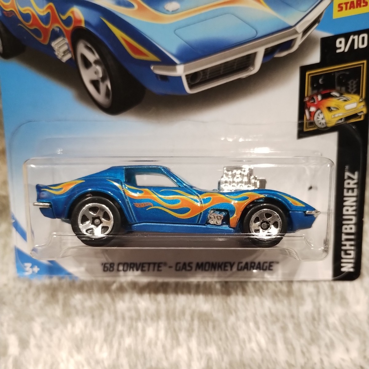 ホットウィール HotWheels '68 CORVETTE GAS MONKEY GARAGE アメ車　コルベット　ガスモンキーガレージ_画像2