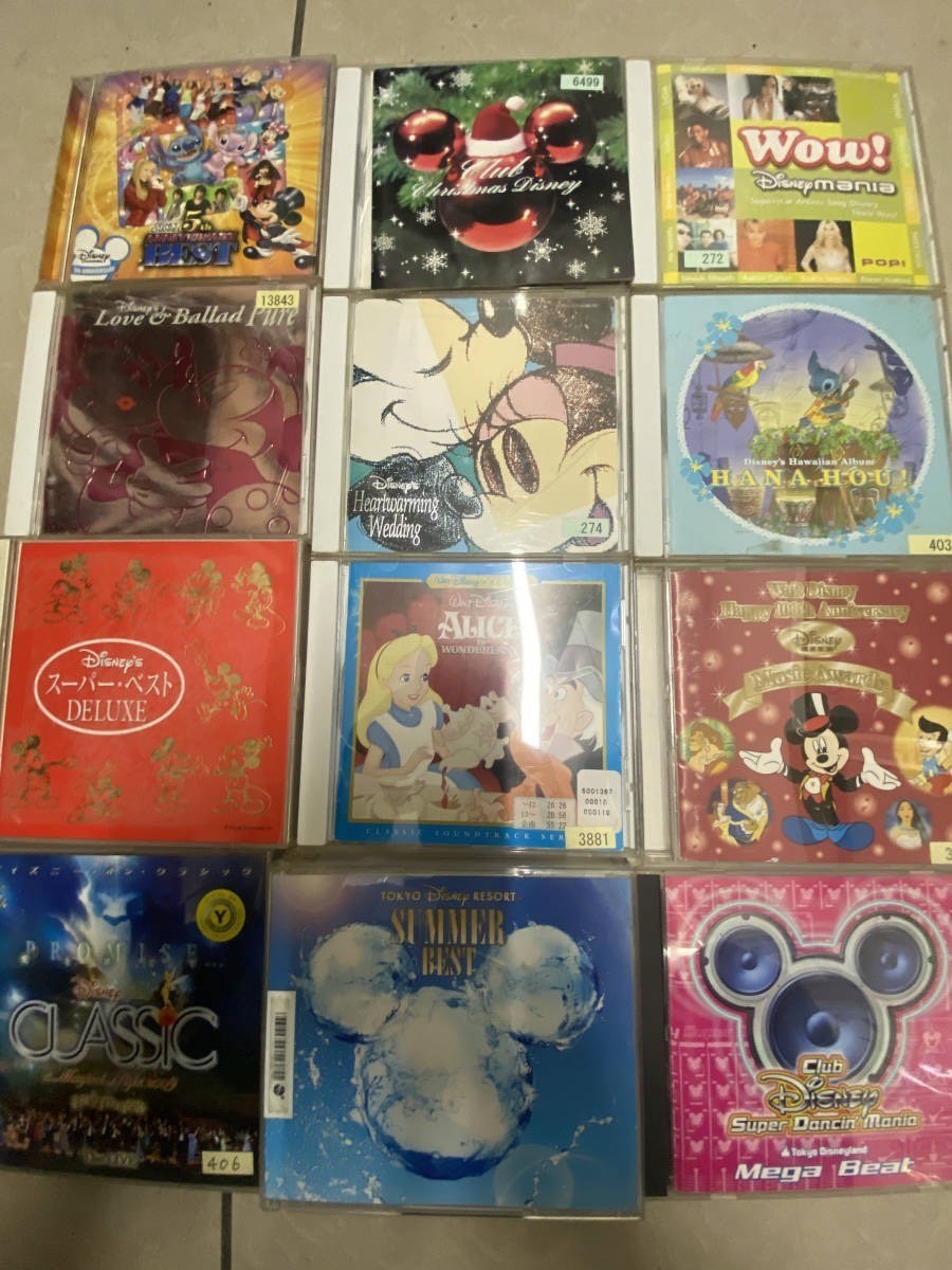  Disney относящийся 3CD 2CD CD итого 12 шт. комплект (DISNEY) ( Tokyo Disney Land super Dan sin любитель и т.п. )