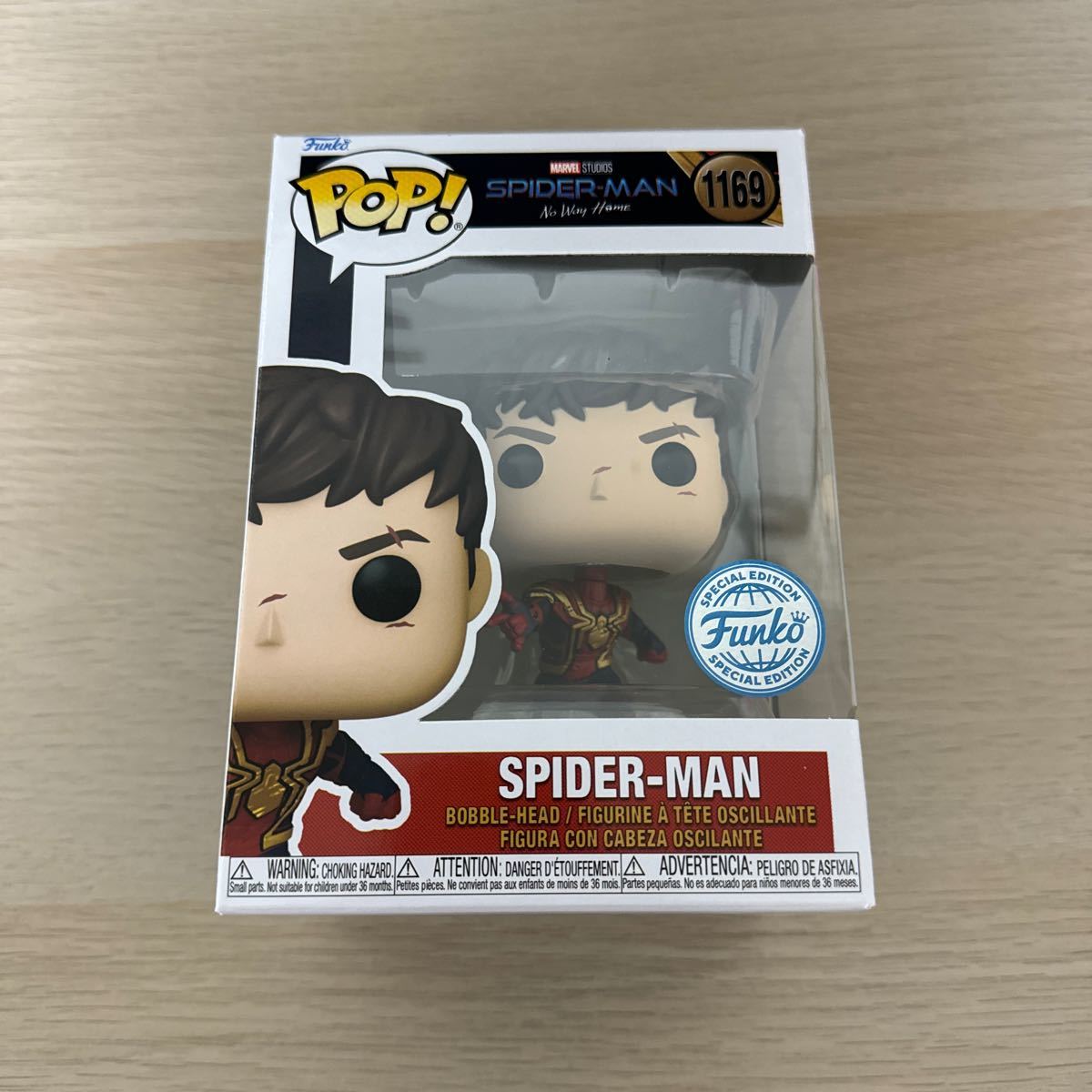 スパイダーマン funko pop フィギュア MARVEL アメコミ No way home トムホランド マーベル spider-man スペシャルエディション